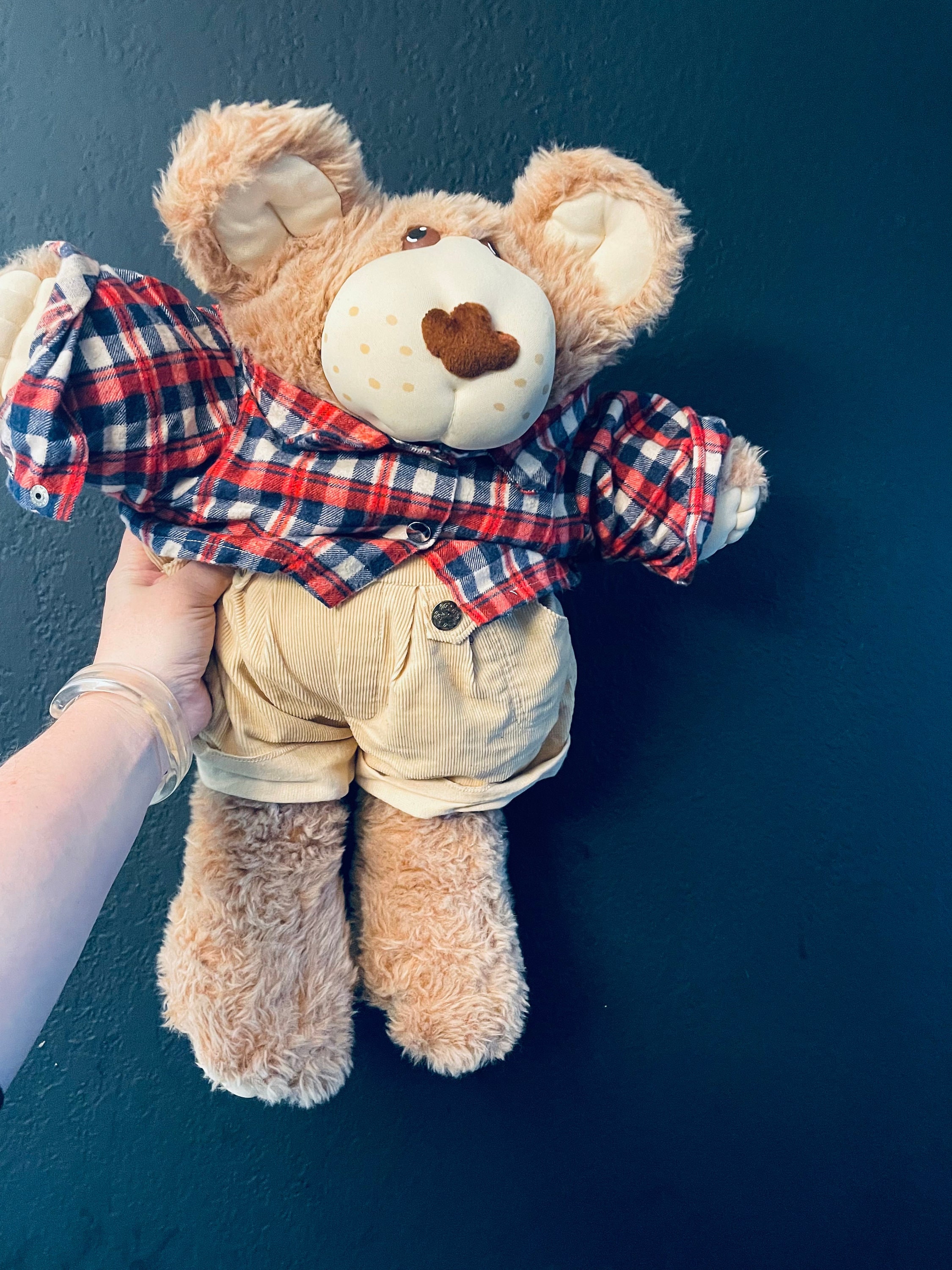 Furskins Cabbage Patch Kids 80s Teddy Bear Plush 22 Large Etsy UK