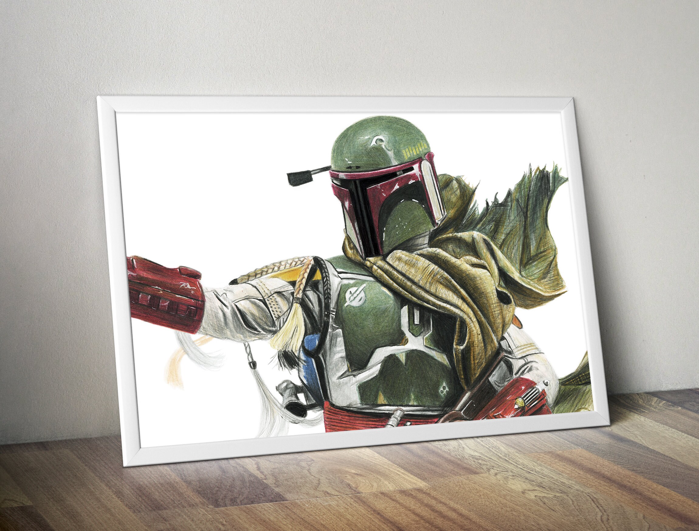 Boba Fett Art Print | Etsy