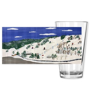 Ski Area Pint Glasses