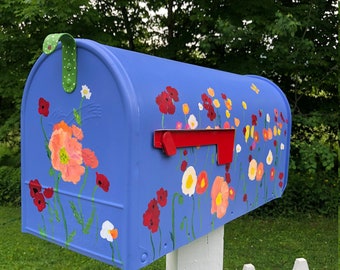 Poppies Custom Mailboxes by A PARTING GIFT