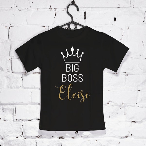 Big Boss Personalized Toddler Shirt