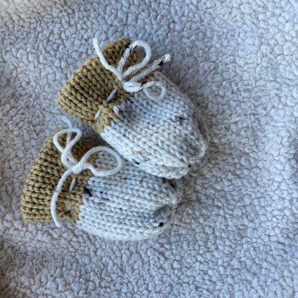 Knitted Baby Mittens