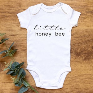 Little Honey Bee Baby Onesie image 2
