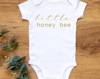 Little Honey Bee Baby Onesie