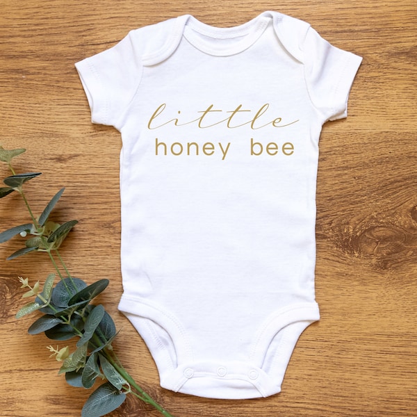Little Honey Bee Baby Onesie