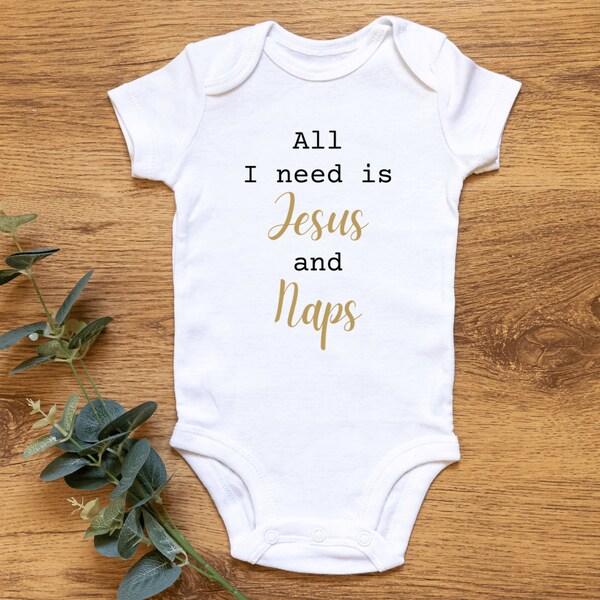 Jesus and Naps Onesie