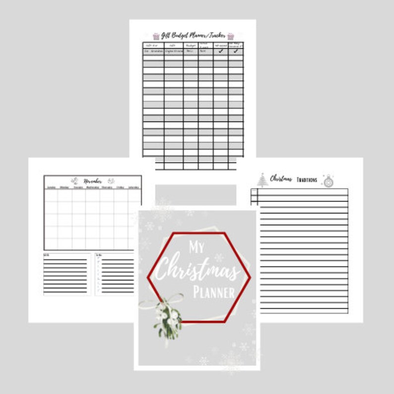 The BEST Holiday Planner DIGITAL DOWNLOAD Etsy