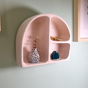 Handmade Ceramic Altar Handmade Ceramic Wall Decor, Wall Hanging Ceramic Shelf, Ceramic Wall Hanging Candle Holder