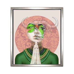 Surreal art &quot;I am from Venus&quot; / surreal collage fine art / Sustainable Art