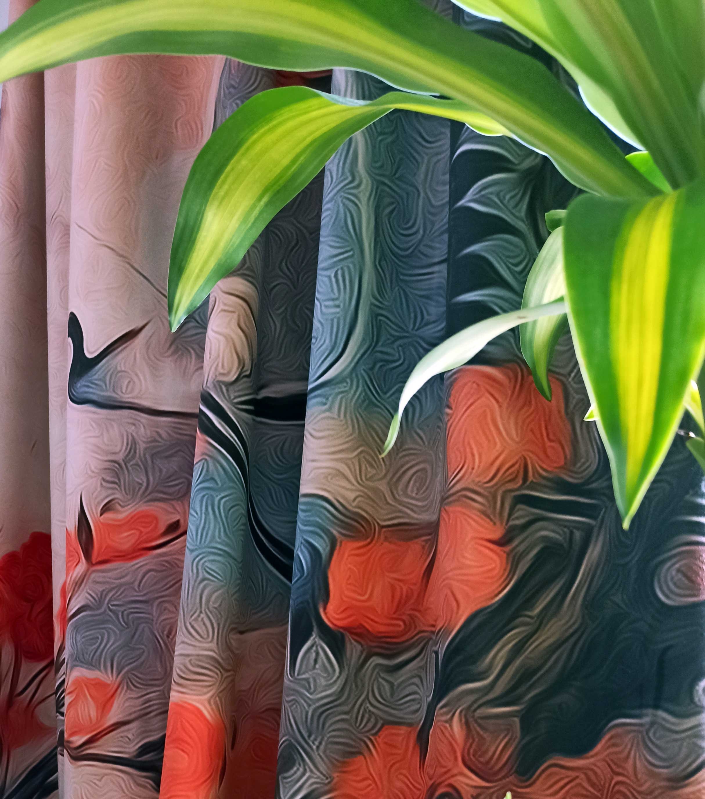 Set of 2 Velvet Curtain Panels Blackout Curtains Japanese Etsy