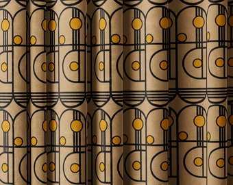 Mid Century modern Artdeco inspired velvet fabric 60s 70s + COLORS