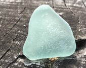 Genuine light aqua sea glass piece Jewelry quality Large size quot 1.3 quot jewelry supplies, mosaic, art, home decoration, collectable etc. (i20)