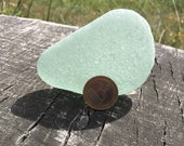 Very Huge and Rare Perfectly Frosted Sea Glass, Aqua Green Sea Glass, Jewelry quality, Size quot 3.1 quot art, home decoration, crafts etc. (i2)