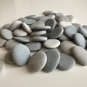 55 bellissime pietre da spiaggia sagomate dal Mar Baltico Pietre di mare Dimensioni "0,8-1,2/2-3 cm"#Pietre di mare dal Mar Baltico, fornitura di ciottoli artistici (ak6)