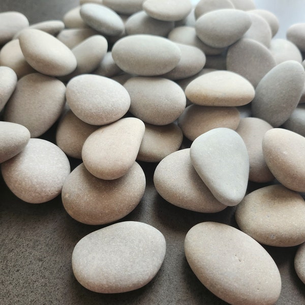 65 wunderschön geformte Strandsteine aus der Ostsee, Meeressteine, Größe „1,2–1,4/3–3,5 cm“, #Meeressteine aus der Ostsee, Pebble Art Supply (ak6)