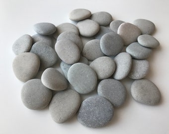 Baltic Sea Beach Stones: Flat Pebble Art Supply (30 Pieces)