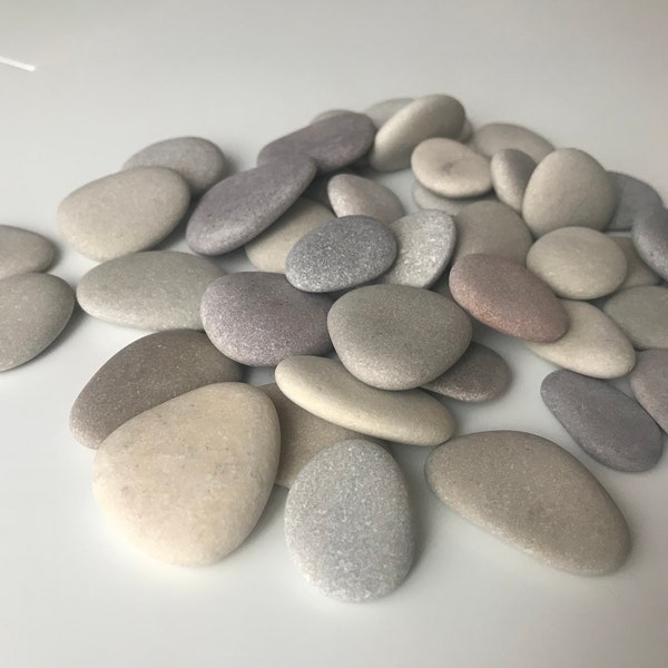 40 beautiful shaped beach stones from Baltic sea Sea stones Size"1.0-1.4/2.5-3.7cm"#Sea Stones From Baltic Sea,Pebble Art Supply ()