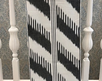 Hand-dyed 100% Cotton Ikat, Ikat For Upholstery, Width 15 inches Ikat Decor, Design Fabric, Ikat Interior, Upholstery, By the yard