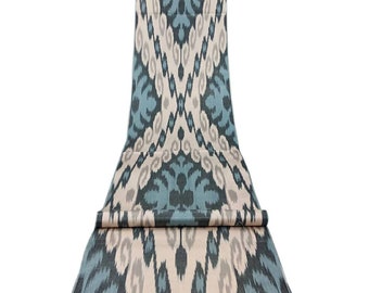 Blue Cotton Ikat , Soft Ikat Fabric, Ikat For Upholstery, 100% Soft Ikat, Ikat Home Decor, Design Fabric, Ikat Interior Design