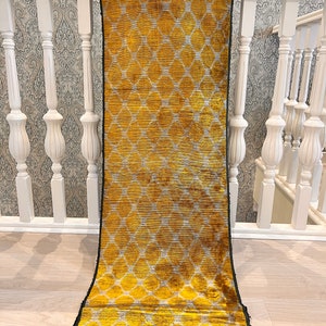 Hand-dyed  Uzbek Bakhmal, Handmade Velvet Ikat Fabric, Width 45 cm, Home Decor , Handvowen Ikat, Hand dyed Ikat, By the yard, Uzbek Fabric