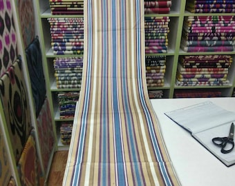 Multicolor Cotton Ikat , Stripe Ikat Fabric, Width 37 cm, Ikat For Upholstery, By The Yard, Ikat Decor, Design Fabric, Hand Dyed Fabric