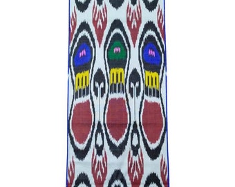 Multicolor Silk Ikat , Soft Ikat Fabric, Ikat For Upholstery, Silk Cotton Ikat, Ikat Home Decor, Design Fabric, Interior Design