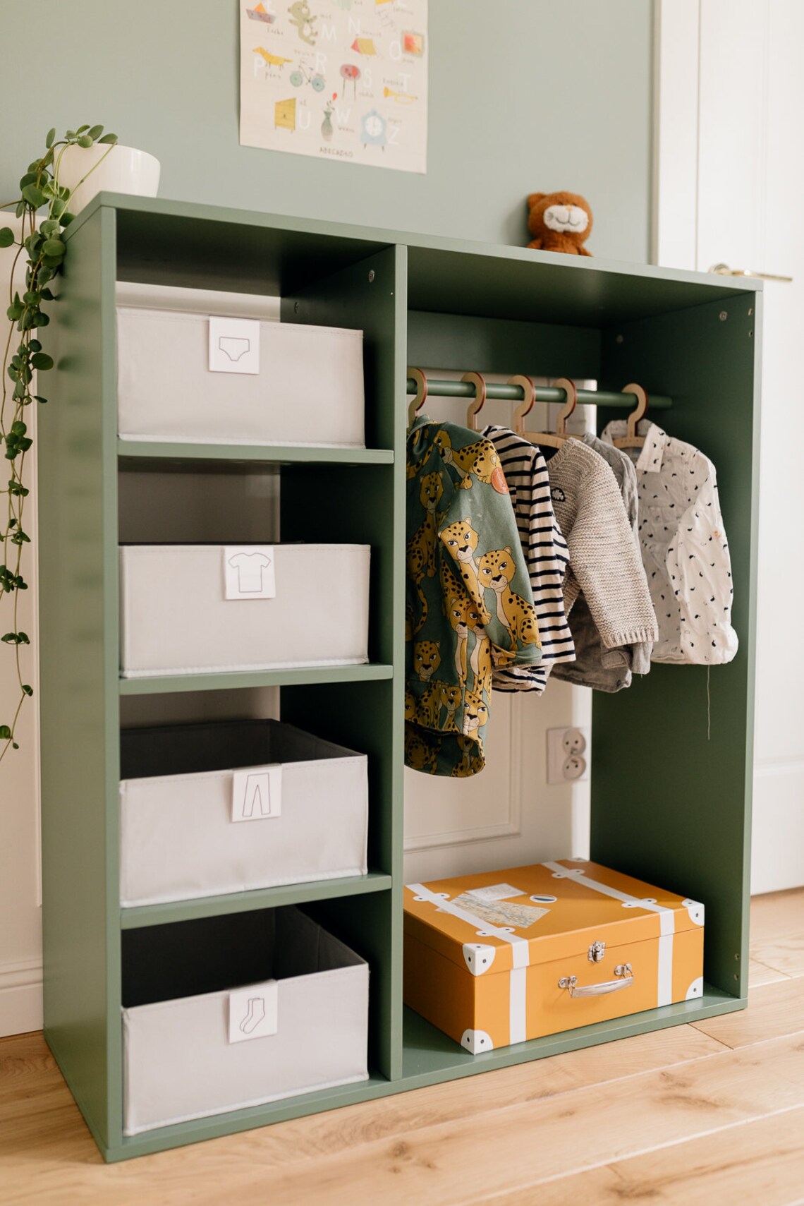 Kids Wardrobe Montessori Child Wardrobe Toddler Wardrobe Etsy