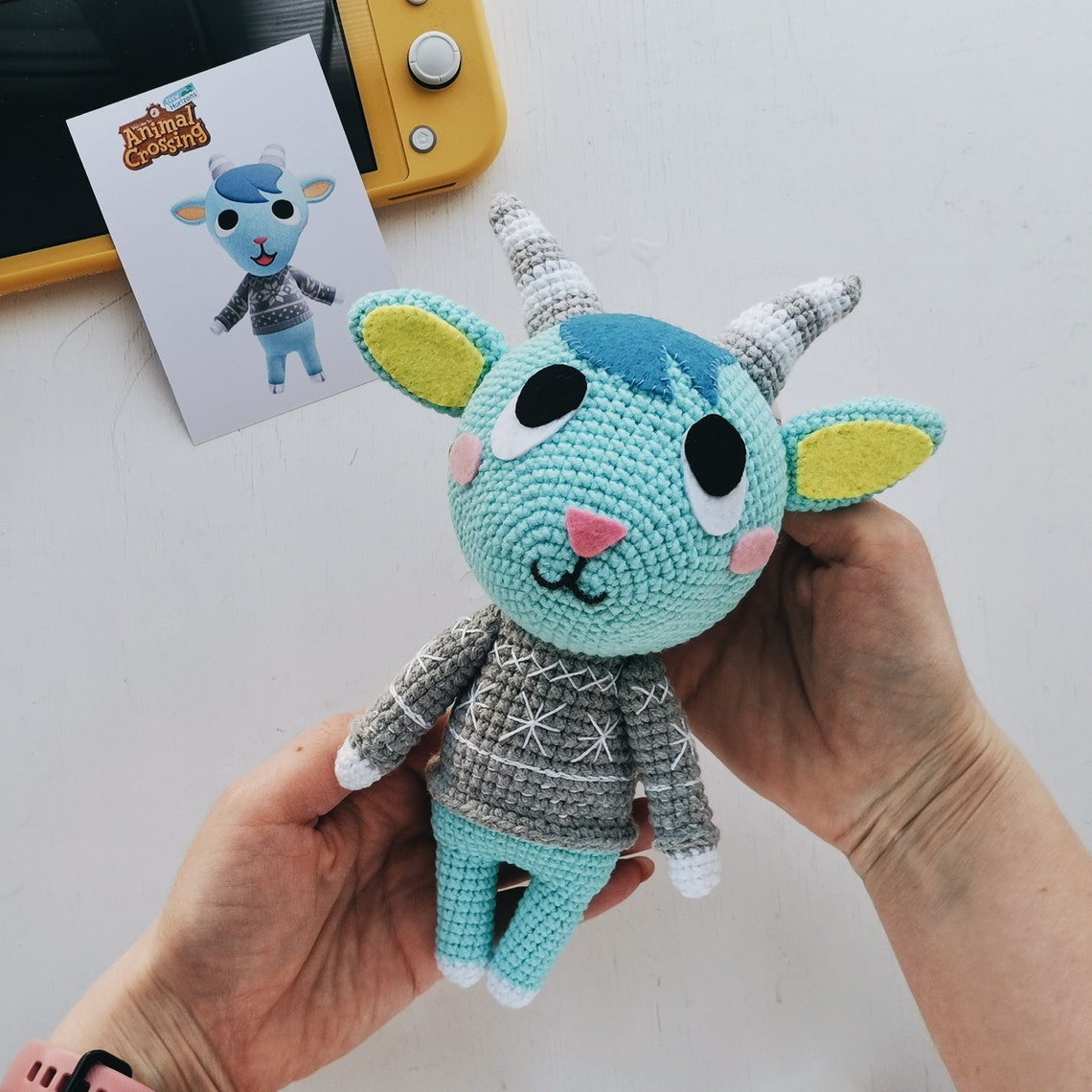Animal crossing Sherb toy animal crossing goat villager Etsy