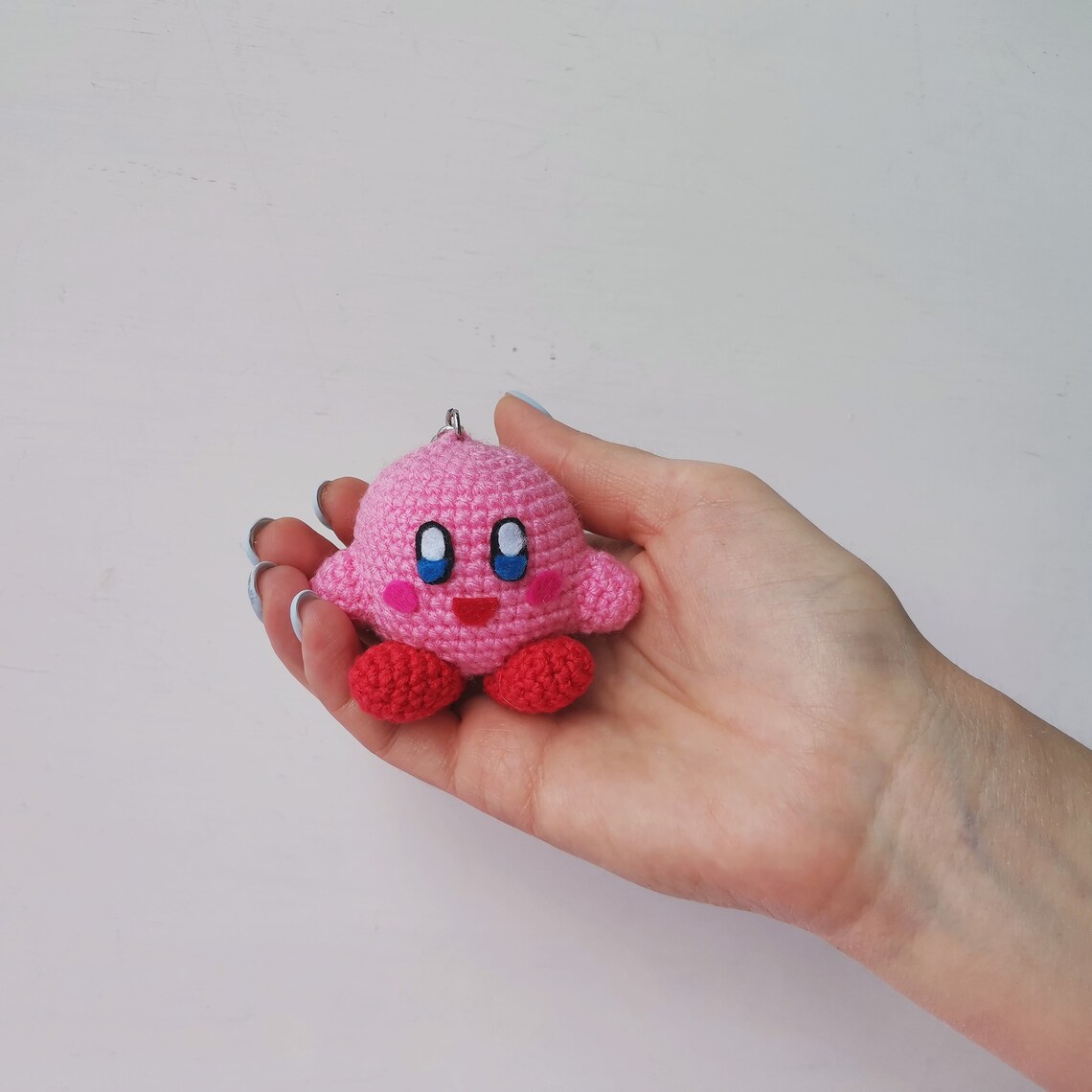 Kirby plush keychain Etsy