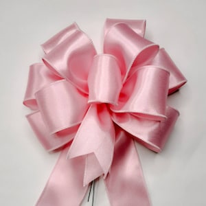 Pink Satin Bow