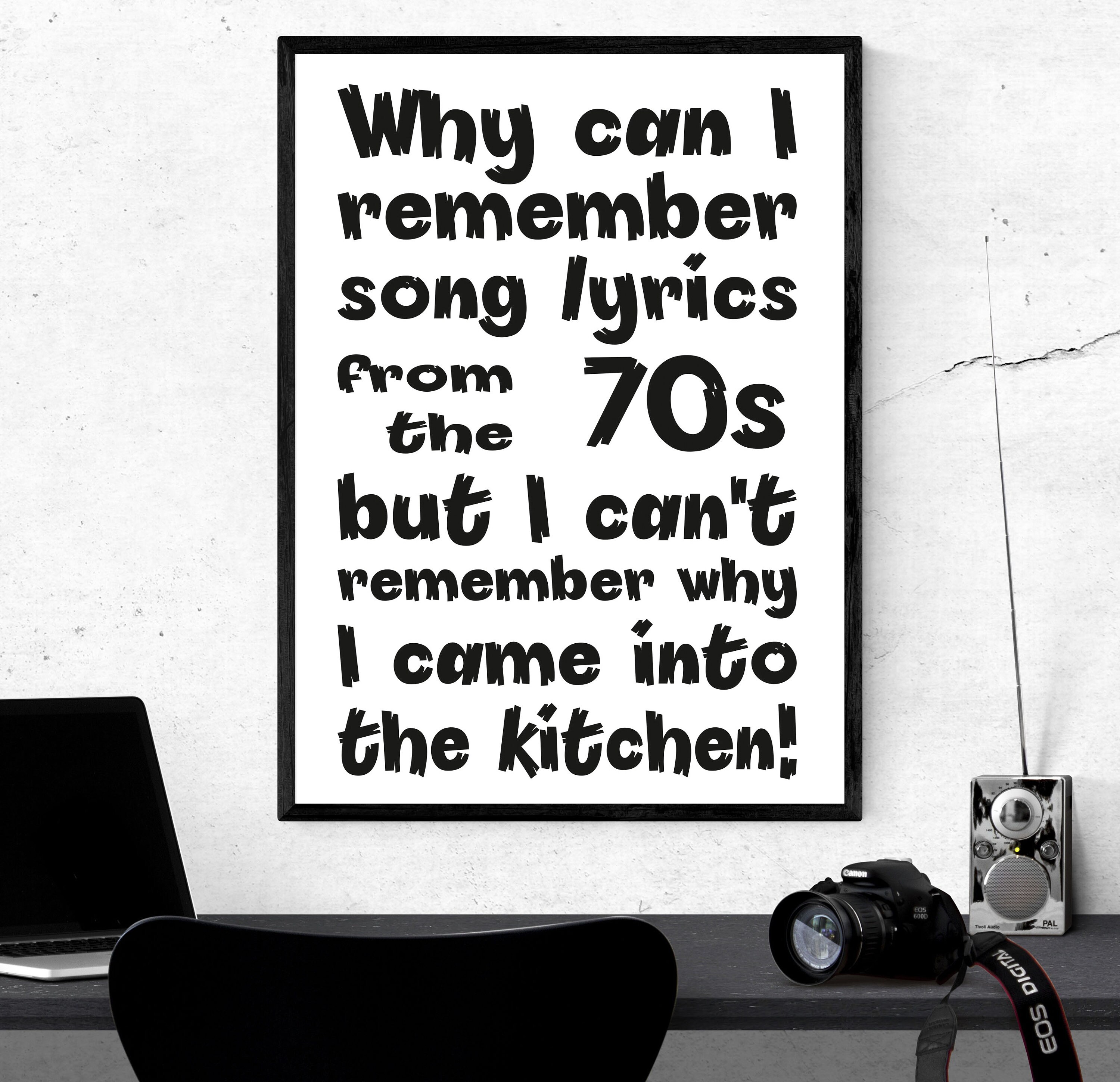 Why can I remember song lyrics from the 70's but can't Etsy