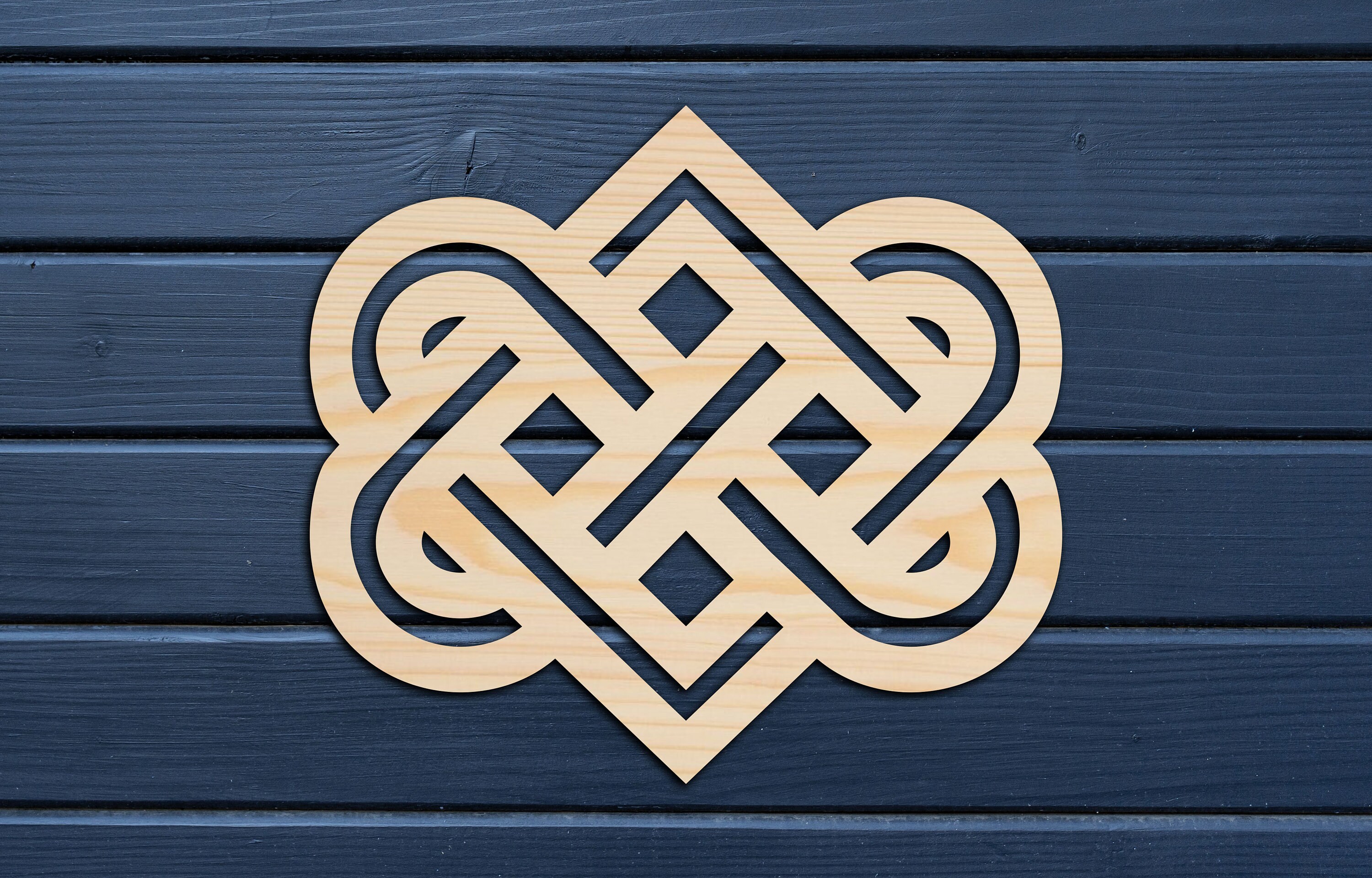 Celtic Knot wall decor from wood Wooden Wall Art Bedroom Etsy