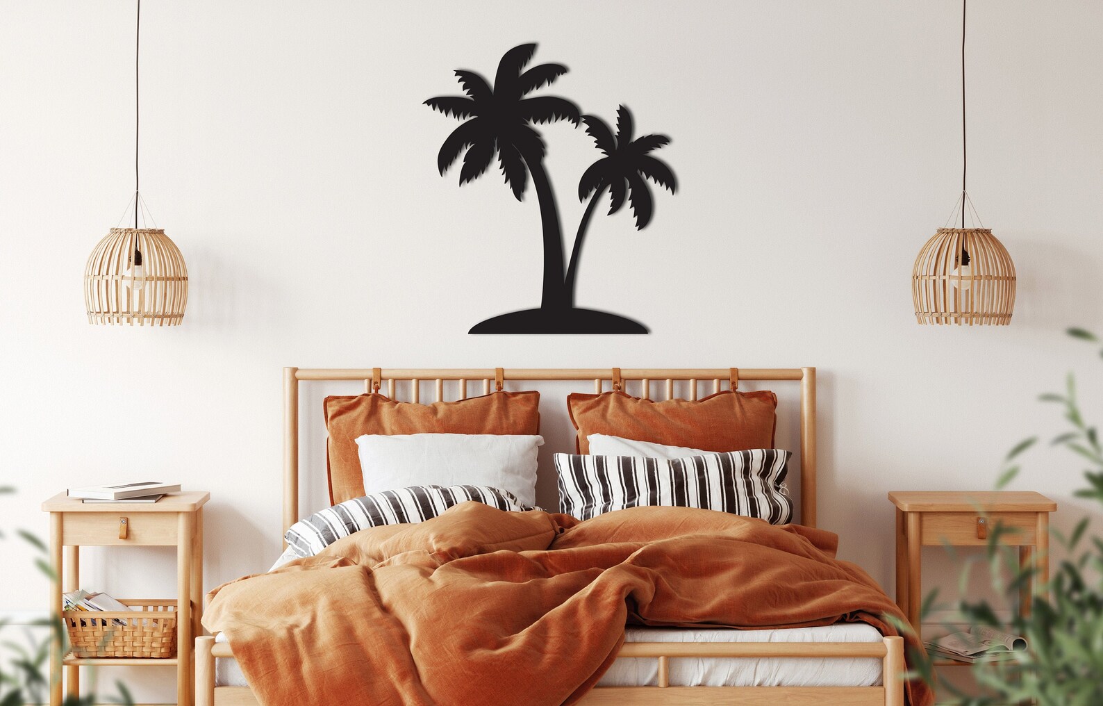 Palm Tree wall decor from wood Decorative Wooden Wall Art Etsy