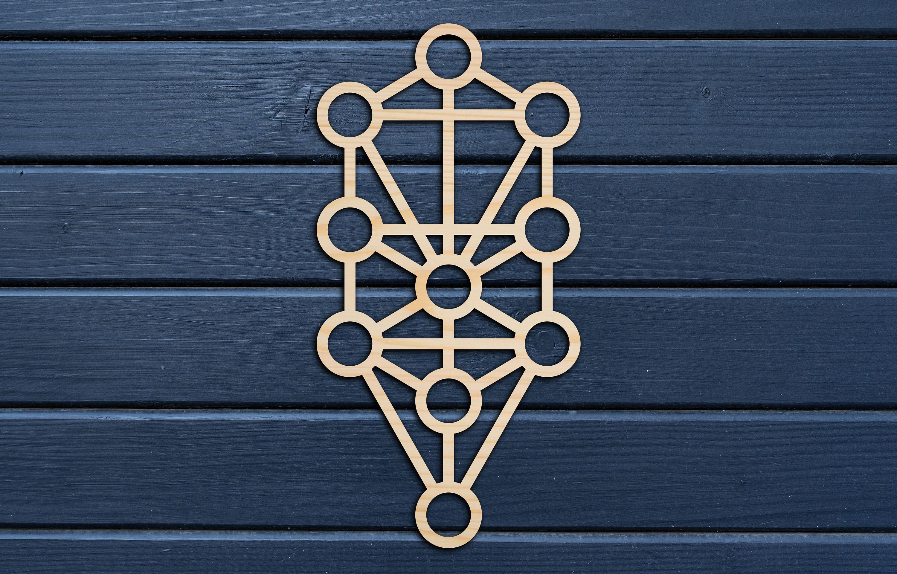 Kabbalah Tree of Life wall decor from wood Wooden Wall Art Etsy