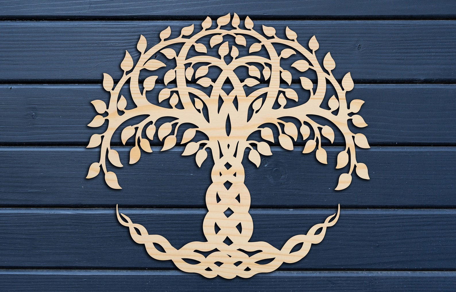 Yggdrasil wall decor from wood Wooden Wall Art Bedroom Etsy
