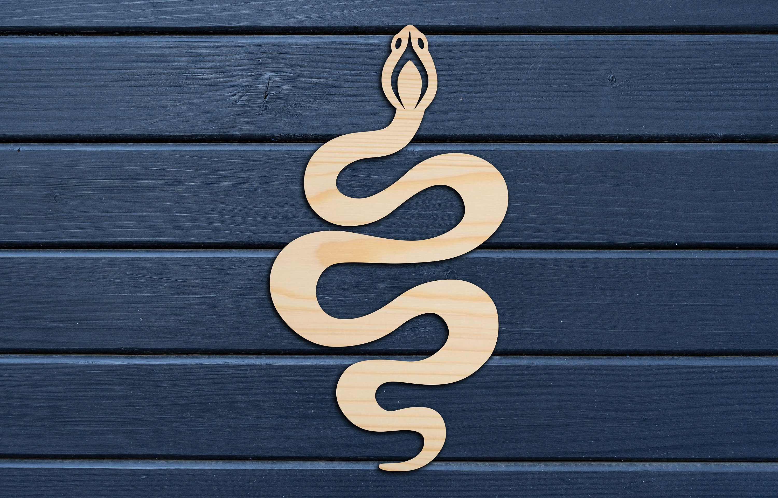 Snake wall decor from wood Wooden Wall Art Bedroom Living Etsy