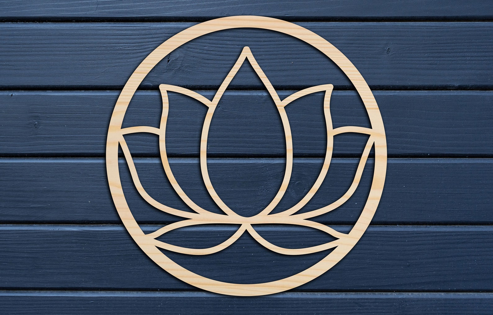 Lotus Flower wall decor from wood Wooden Wall Art Bedroom Etsy