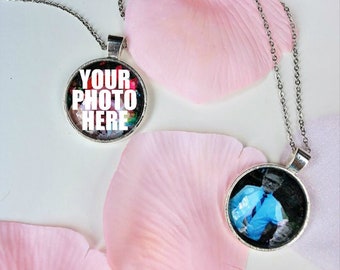 Personalized Photo Necklace Pendants