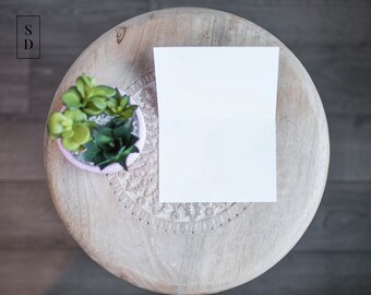 A7 Greeting Card Mockup Agave Etsy