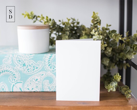 Download A7 Greeting Card Mockup Agave Etsy