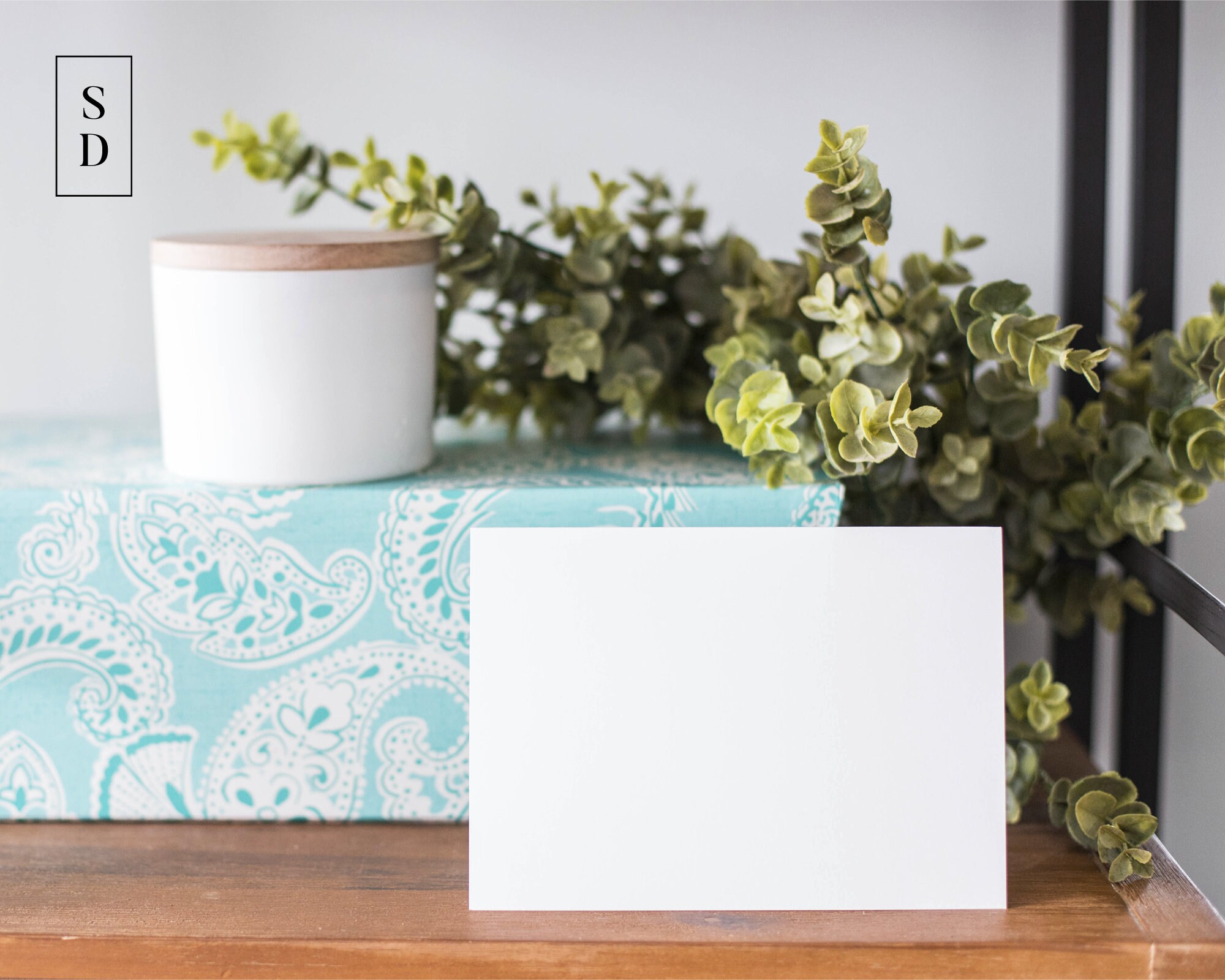 Download A7 Greeting Card Mockup Agave | Etsy