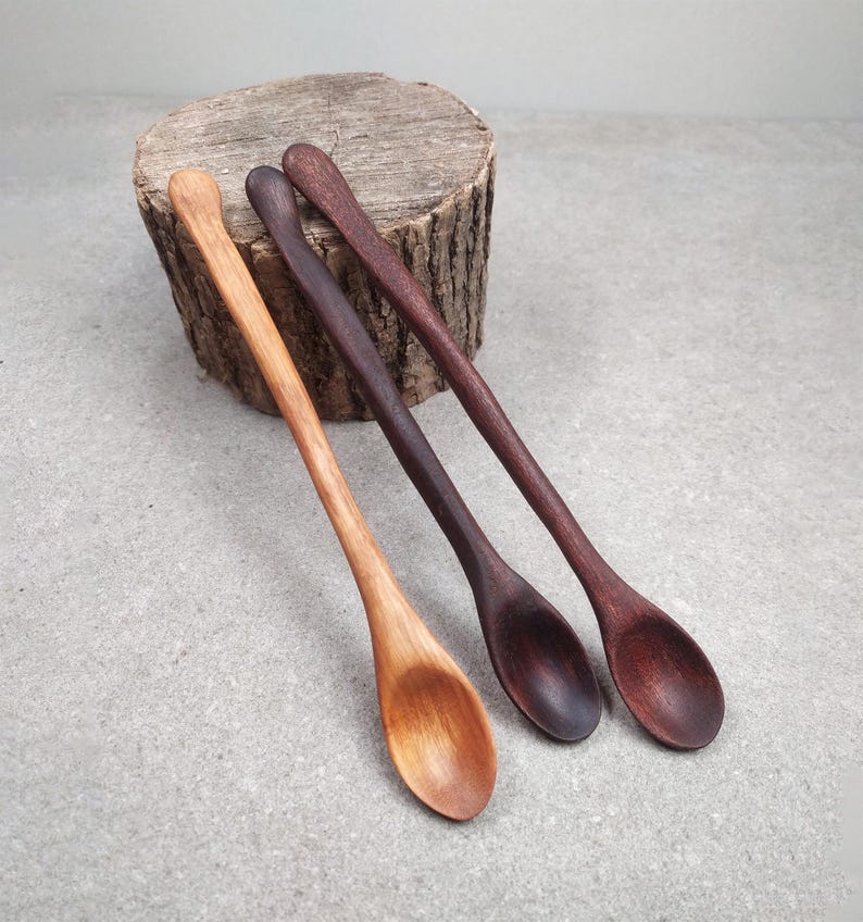 Eating Wooden Spoon Hand Carved Wooden Utensils - Etsy