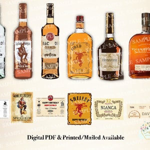 Custom Personalized Gift Whiskey Label, Rum Custom Label,Groomsman Rum Label, Groomsman whiskey gift, Custom Woodford Reserve Label
