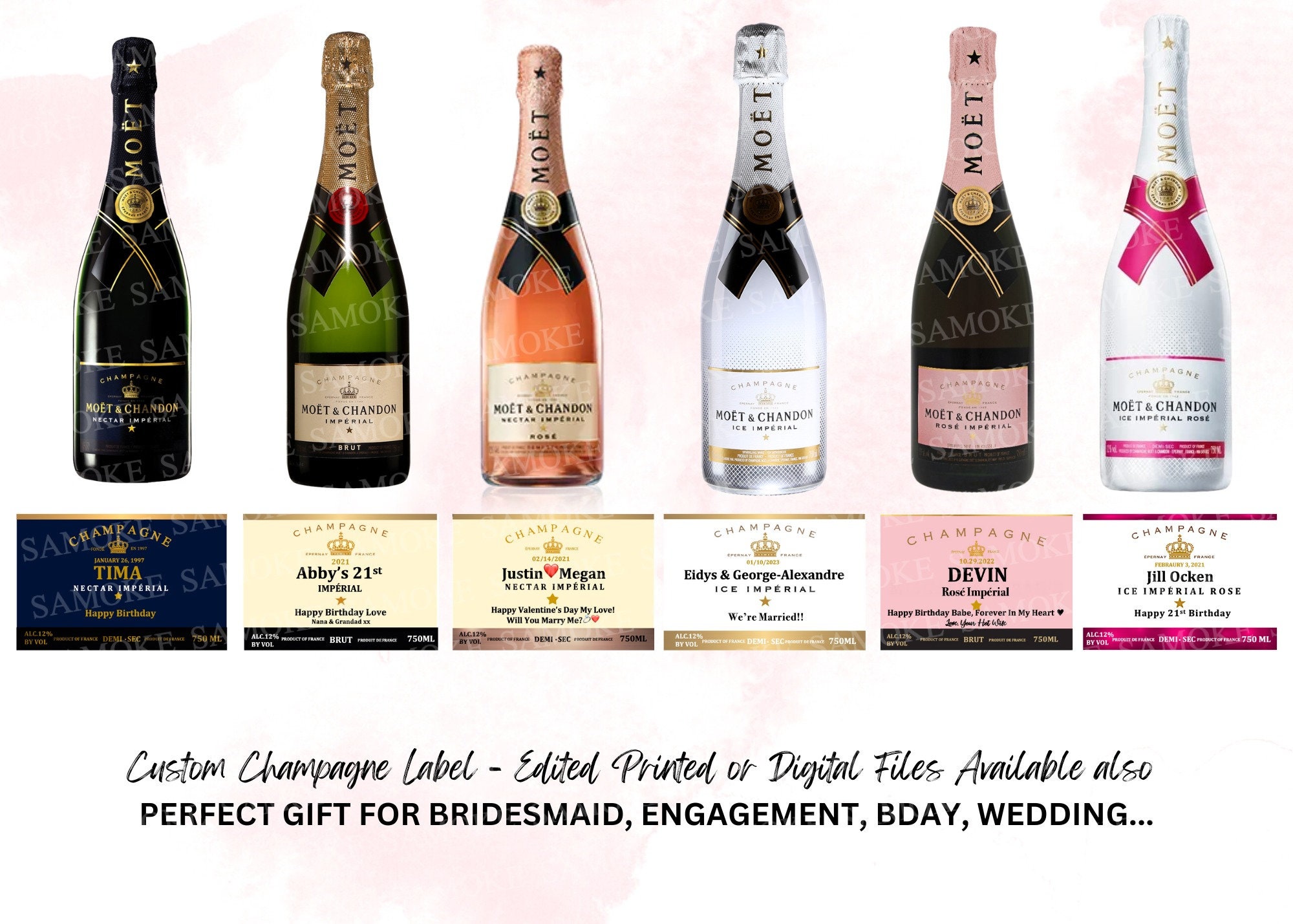 Moet & Chandon Brut Imperial Rose Champagne Art Print