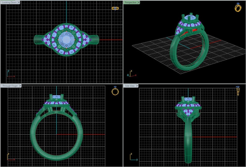 Custom Ring Design Process Etsy