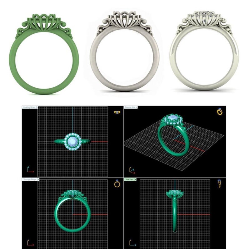 Custom Ring Design Process for Engagement Rings, Wedding Bands, Custom