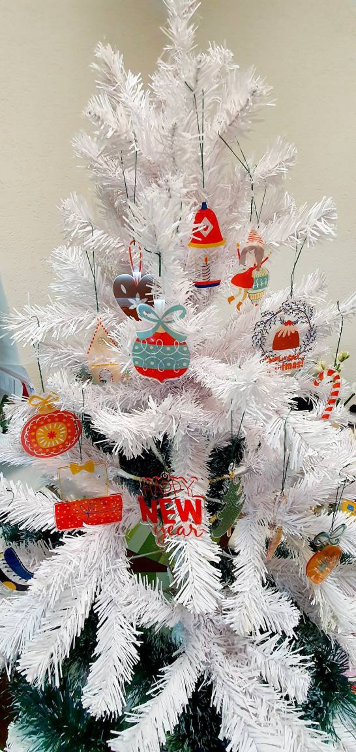 Juguetes de árbol de Navidad de 15 piezas Etsy