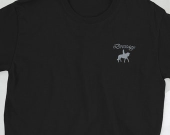 Camiseta de doma, Camiseta de doma, Camiseta de doma, Camiseta ecuestre, Camiseta de caballo, Camiseta de equitación, Camiseta de equitación, Ropa ecuestre