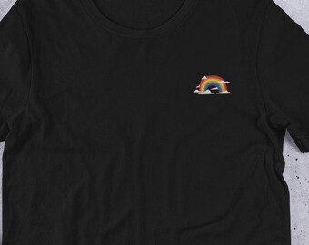 Camiseta arcoíris, camiseta arcoíris unisex, camiseta LGBTQ, camiseta LGBTQ, camiseta Ally, camiseta arcoíris para hombre, camiseta arcoíris para mujer