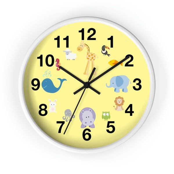 Nursery Clock Etsy